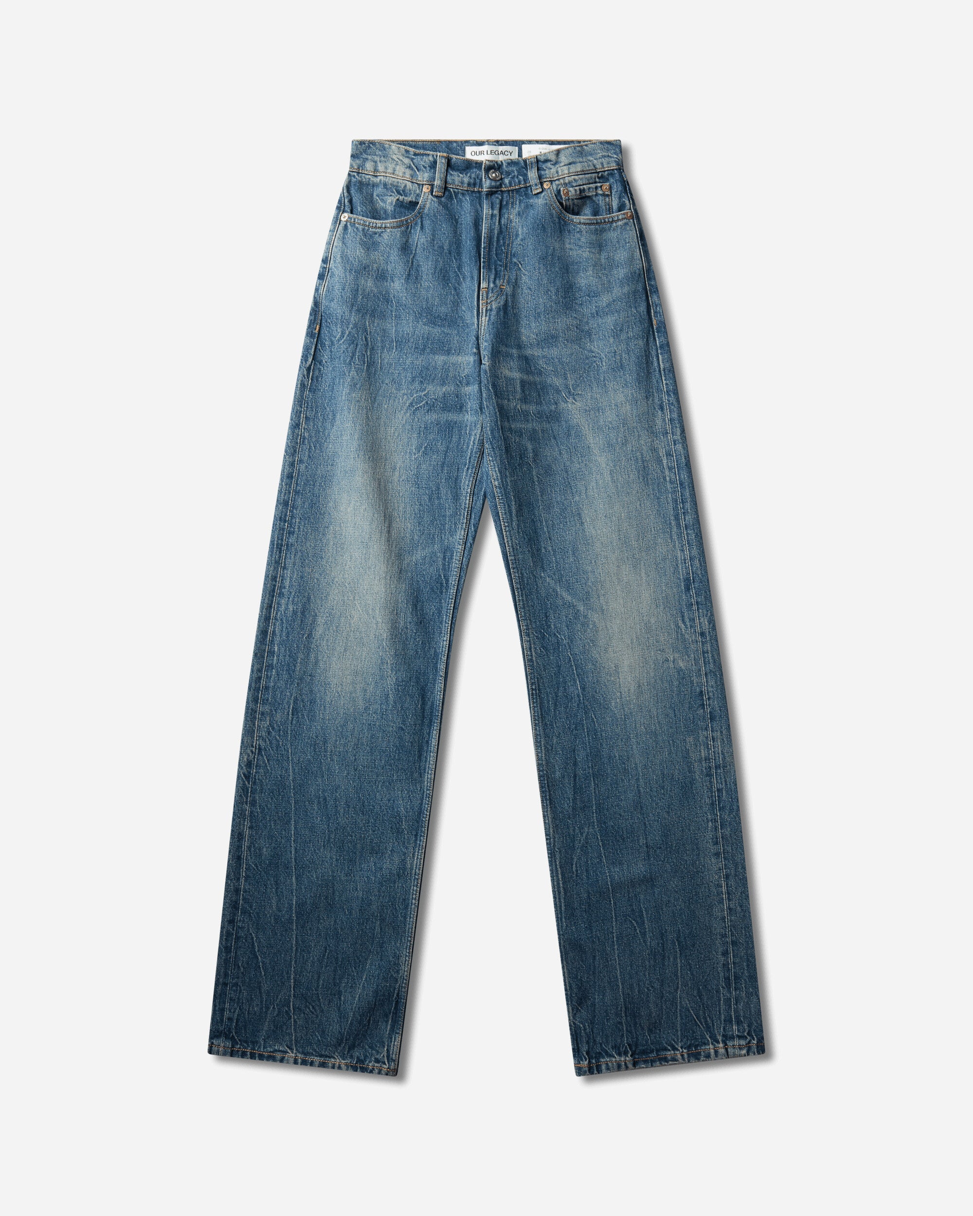 Our Legacy Wmns Wata Cut River Blue Wash Pants Denim W4265WR 001