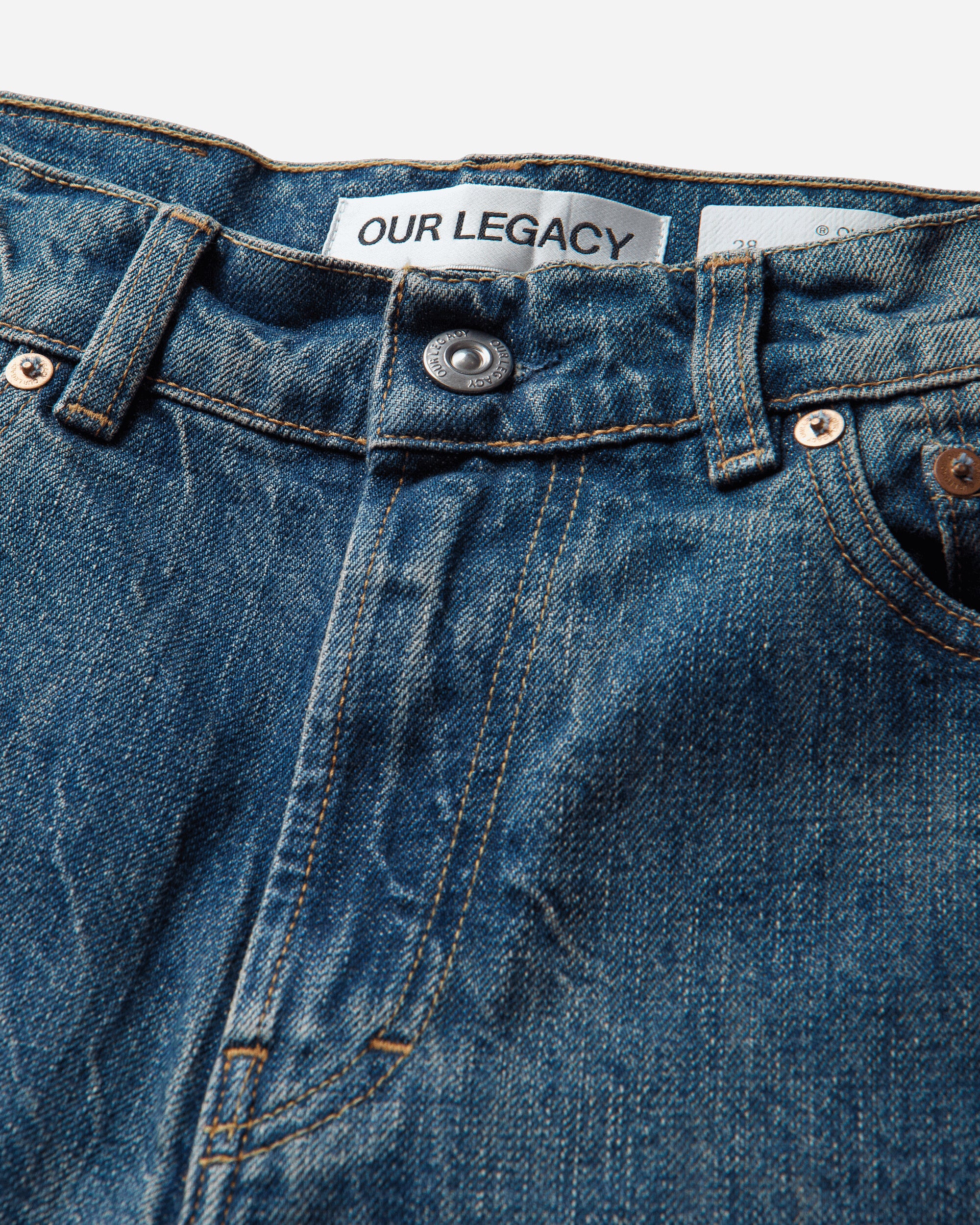 Our Legacy Wmns Wata Cut River Blue Wash Pants Denim W4265WR 001