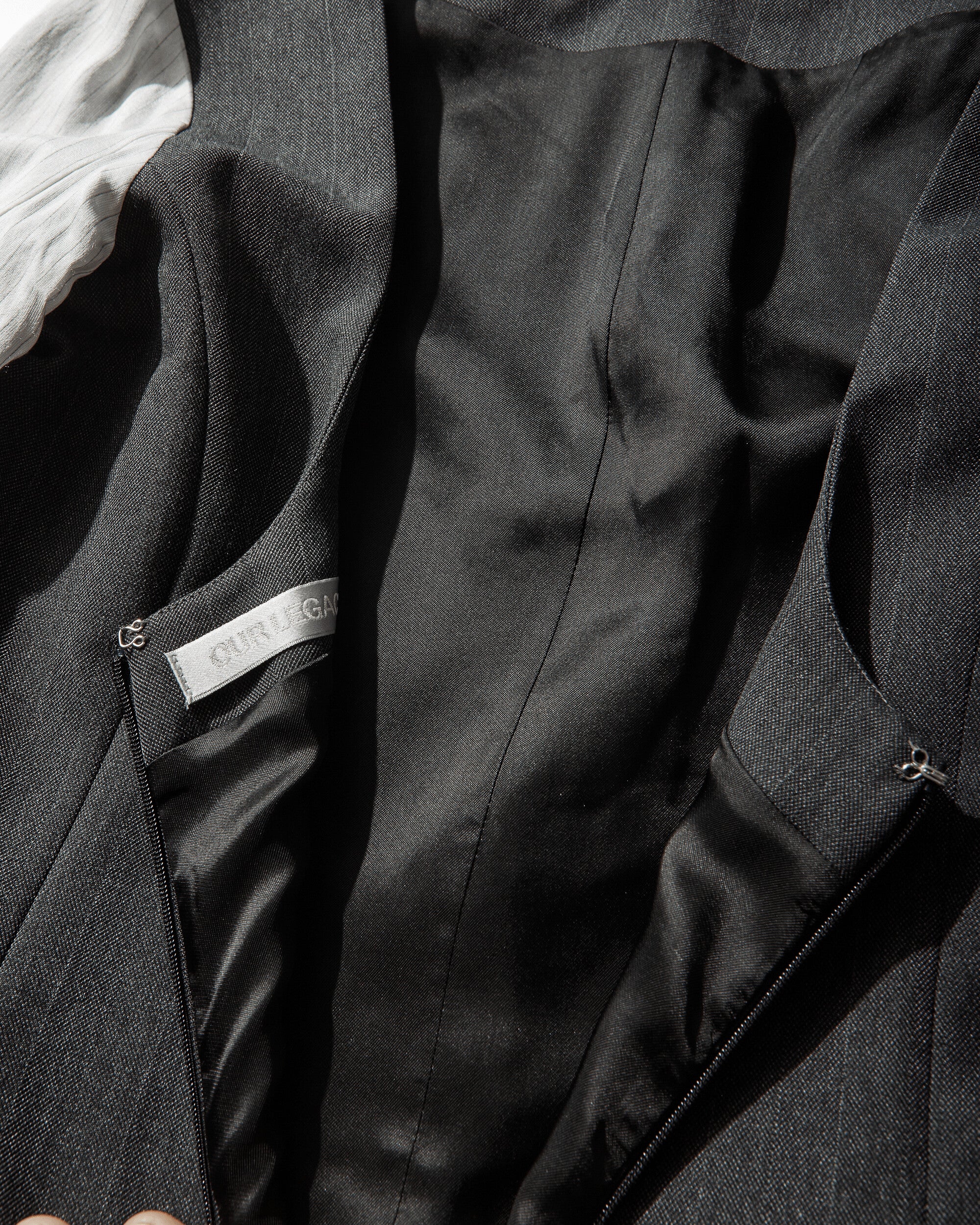 Our Legacy Wmns Firm Dress Shark Pinstripe Herringbone Dresses Dress Mid W2267FSP 001