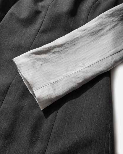 Our Legacy Wmns Firm Dress Shark Pinstripe Herringbone Dresses Dress Mid W2267FSP 001