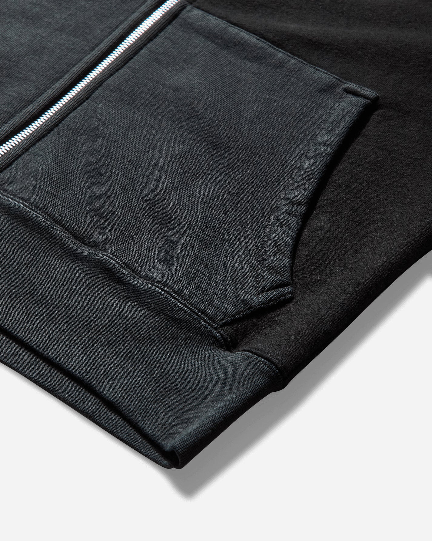 Our Legacy Rascal Hood Pigment Black Hefty Fleece Sweatshirts Hoodies M2256RP 001