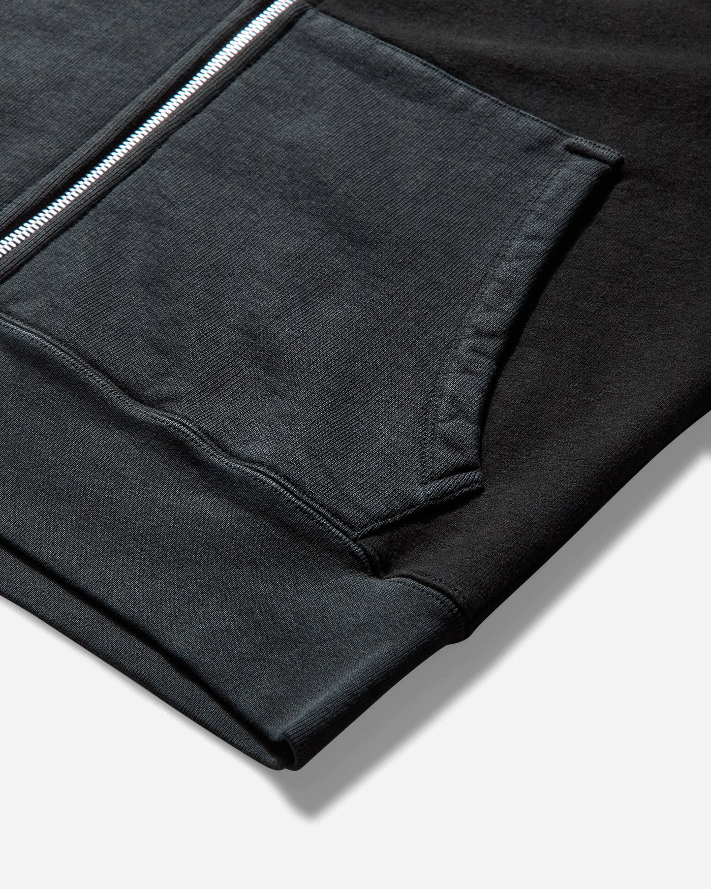 Our Legacy Rascal Hood Pigment Black Hefty Fleece Sweatshirts Hoodies M2256RP 001