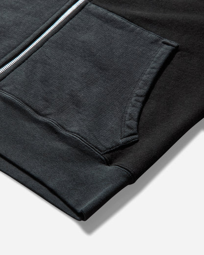 Our Legacy Rascal Hood Pigment Black Hefty Fleece Sweatshirts Hoodies M2256RP 001