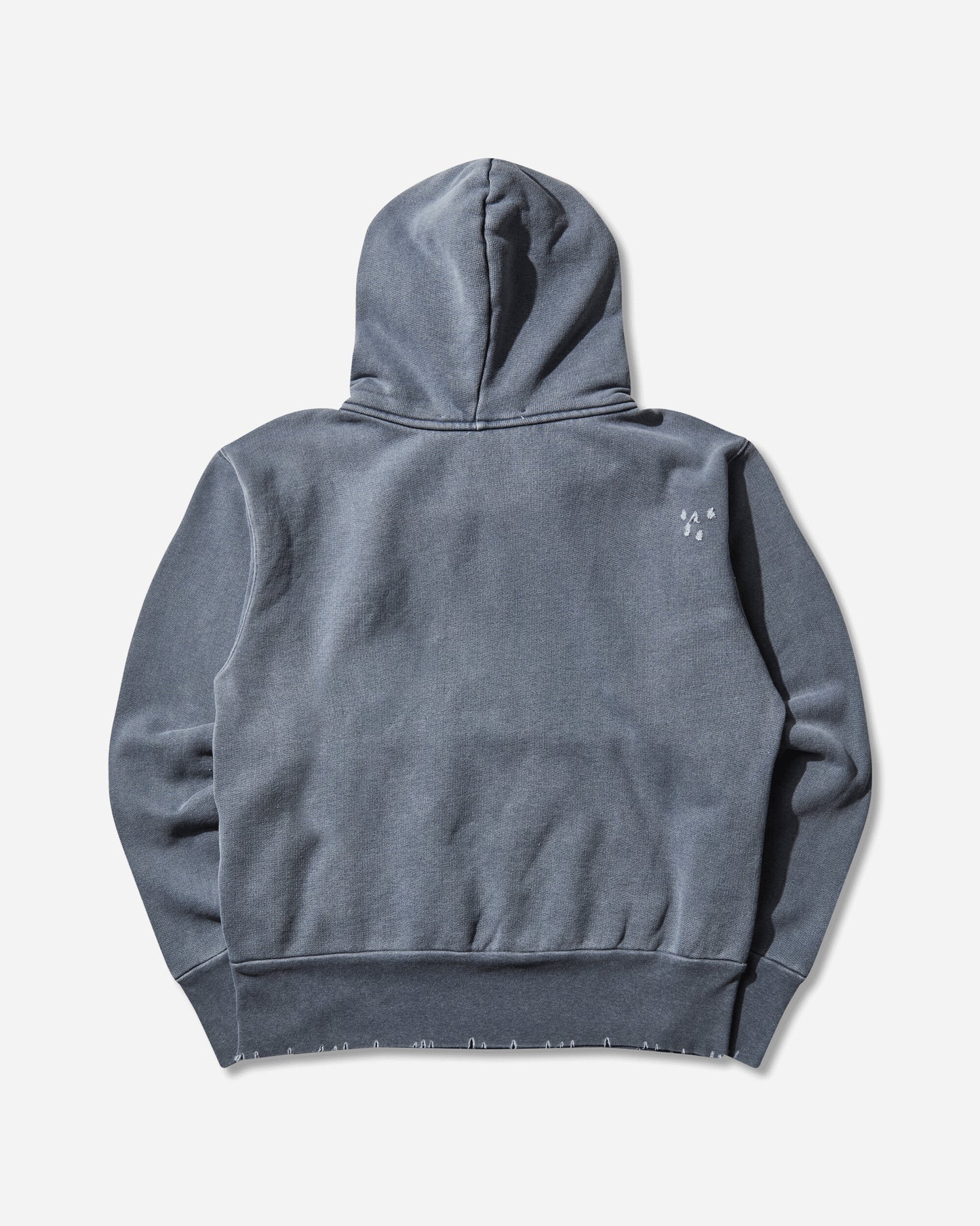 Our Legacy Relic Hoodie Blue 1000 Points Print Sweatshirts Hoodies M4256RF 001