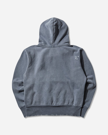 Our Legacy Relic Hoodie Blue 1000 Points Print Sweatshirts Hoodies M4256RF 001