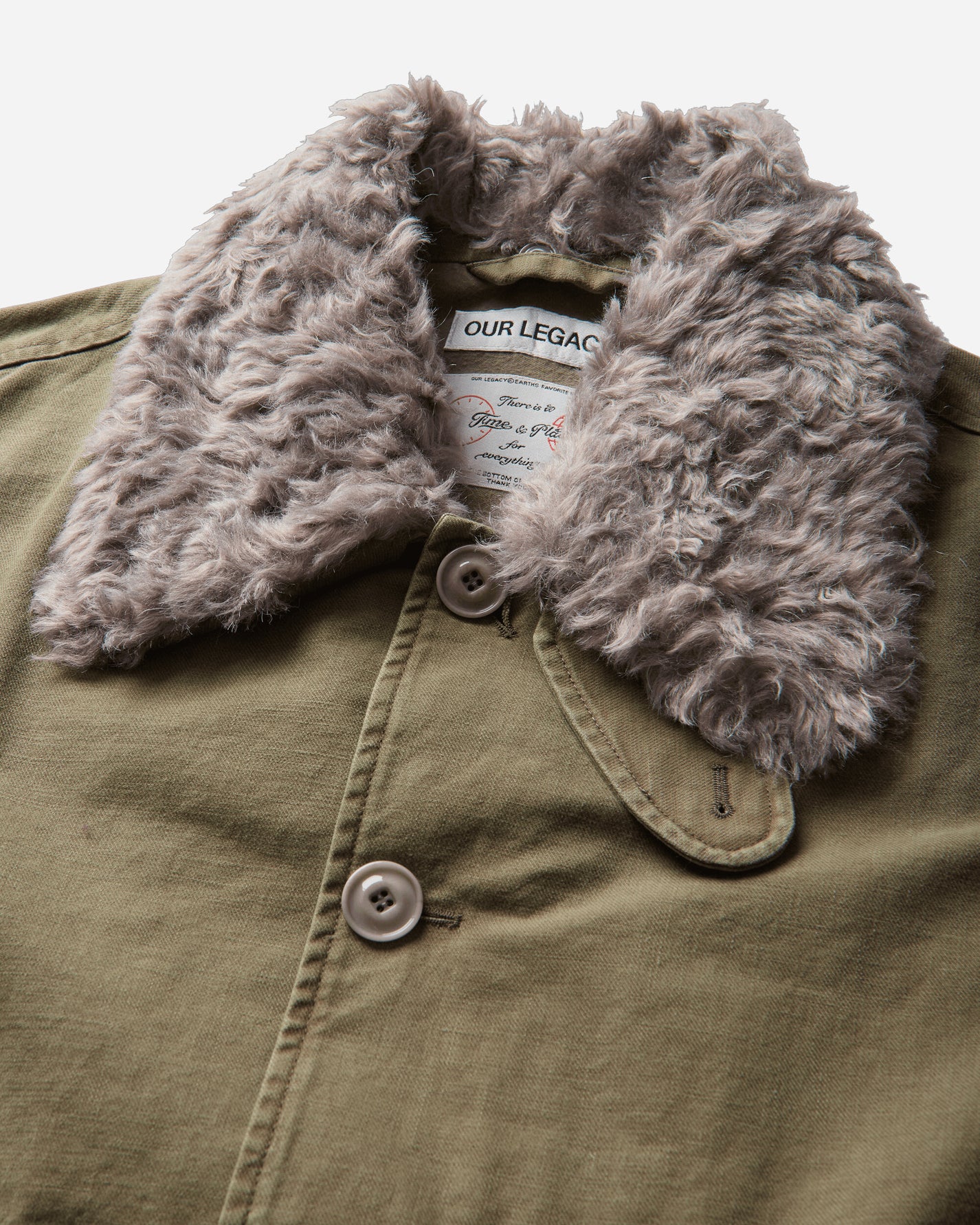 Our Legacy Aerial Jacket Pigment Khaki Knife Edge Twill Coats and Jackets Jackets M4261APK 001