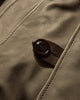 Our Legacy Compel Jacket Olive Waxy Cattle Hide Coats and Jackets Jackets M4259CO 001