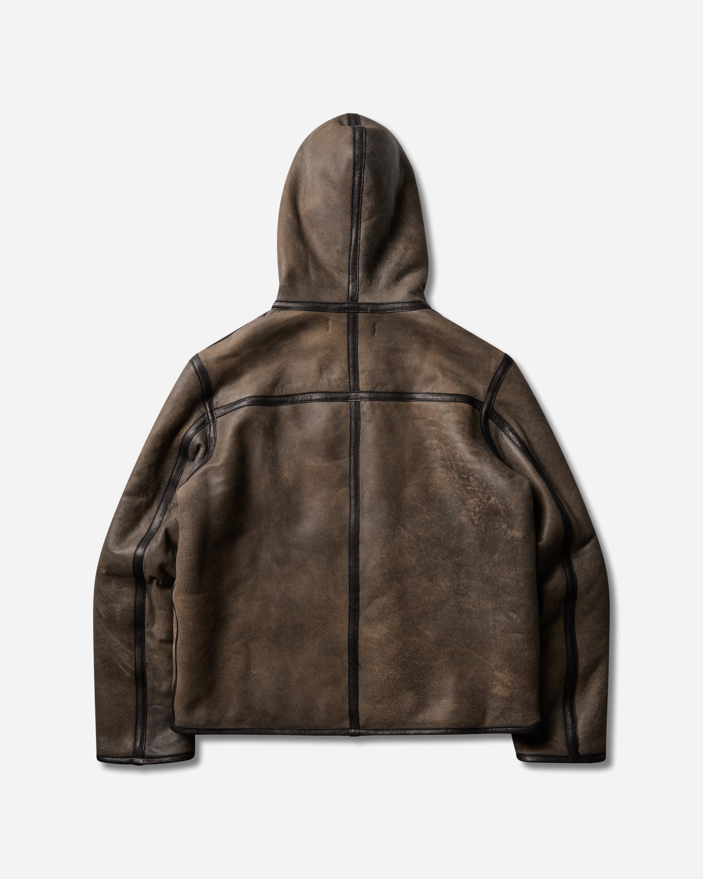 Our Legacy Full Zip Jacket Smoky Black Dry Shearling Coats and Jackets Jackets M4269FS 001