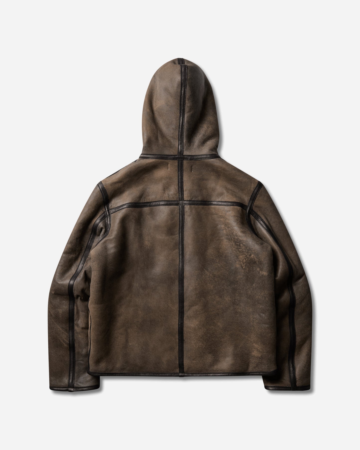 Our Legacy Full Zip Jacket Smoky Black Dry Shearling Coats and Jackets Jackets M4269FS 001