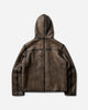 Our Legacy Full Zip Jacket Smoky Black Dry Shearling Coats and Jackets Jackets M4269FS 001