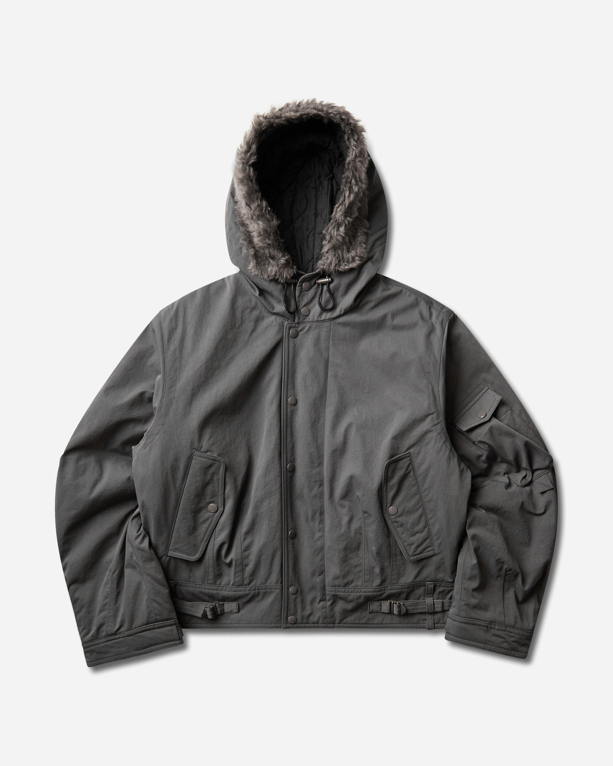 Our Legacy Orbit Jacket Vapor Alloy Ripple Nylon Twill Coats and Jackets Jackets M4261OVA 001