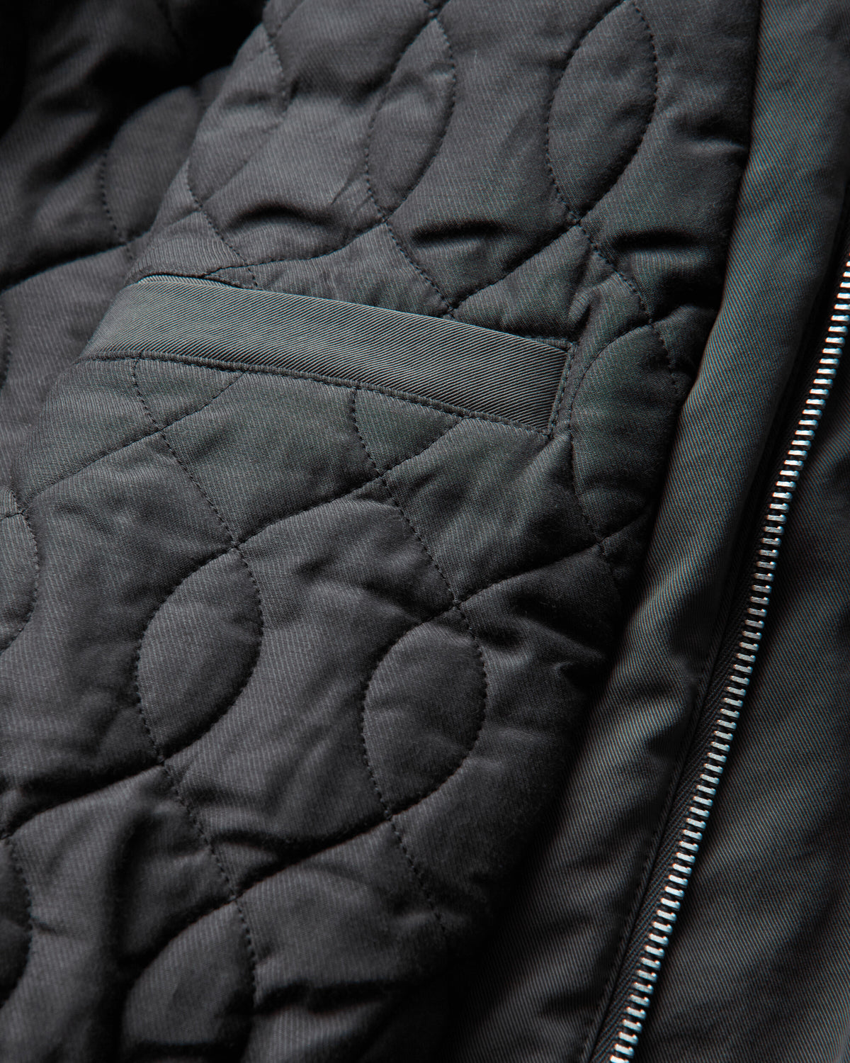 Our Legacy Orbit Jacket Vapor Alloy Ripple Nylon Twill Coats and Jackets Jackets M4261OVA 001