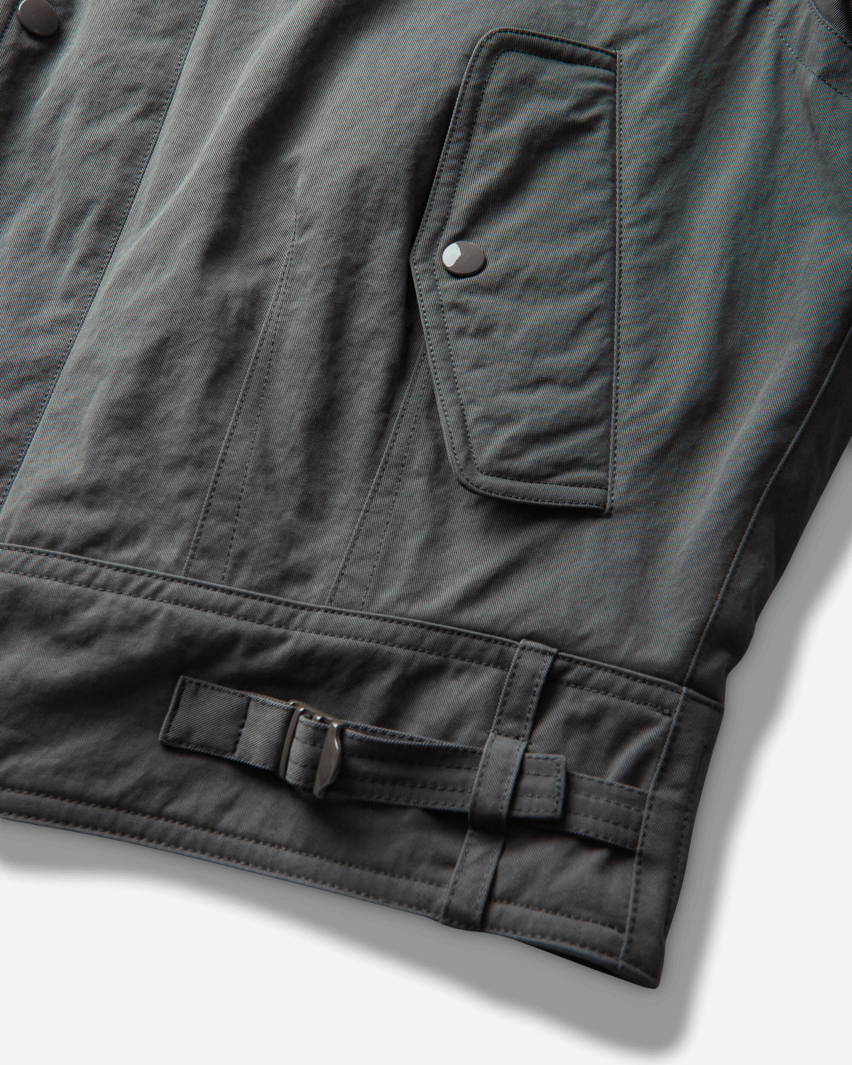 Our Legacy Orbit Jacket Vapor Alloy Ripple Nylon Twill Coats and Jackets Jackets M4261OVA 001