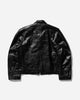 Our Legacy Mini Jacket Top Dyed Black Leather Coats and Jackets Leather Jackets M4239MTD 001