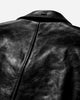 Our Legacy Mini Jacket Top Dyed Black Leather Coats and Jackets Leather Jackets M4239MTD 001