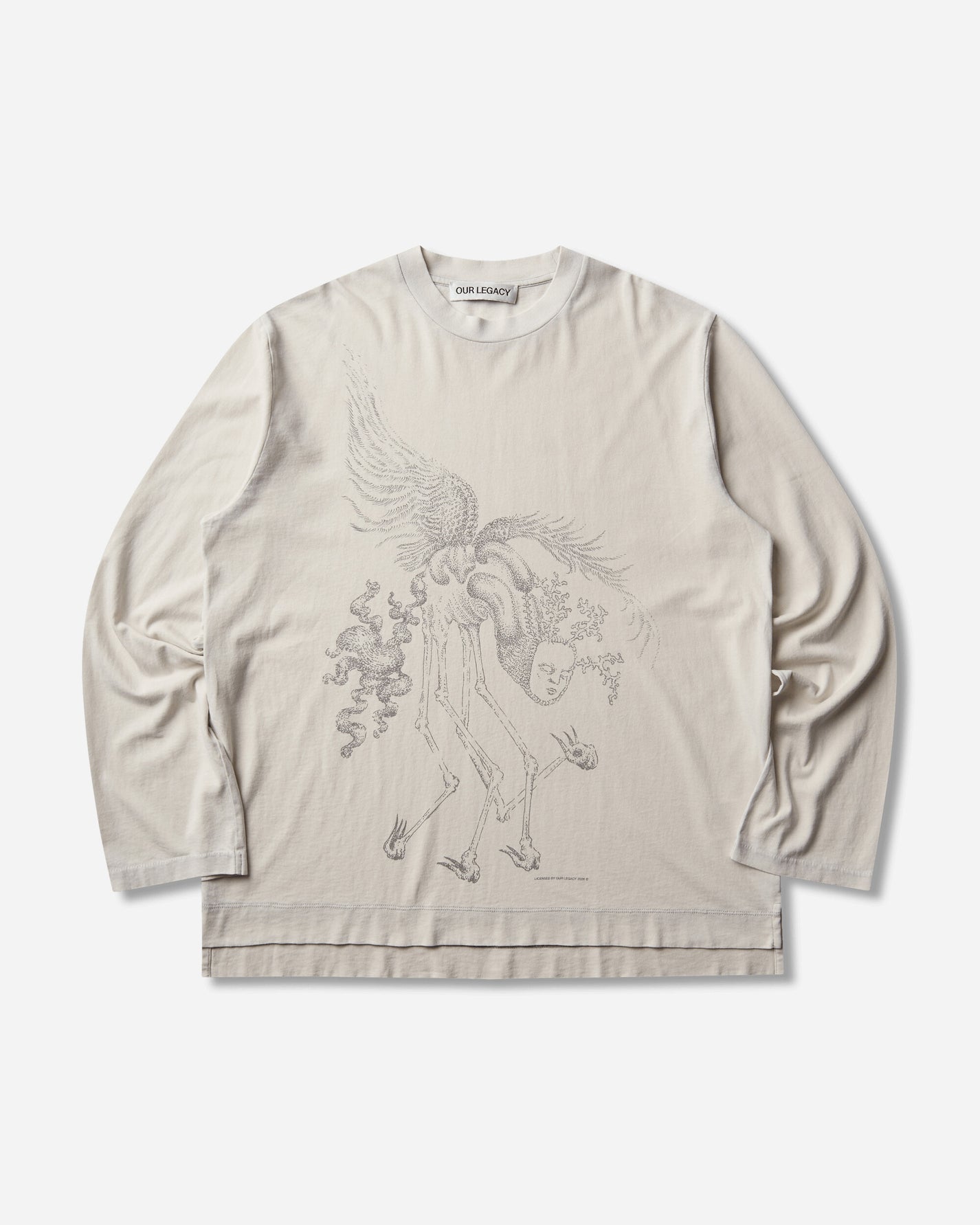 Our Legacy Box Longsleeve Manifested Spirit Print T-Shirts Longsleeve M4266BM 001