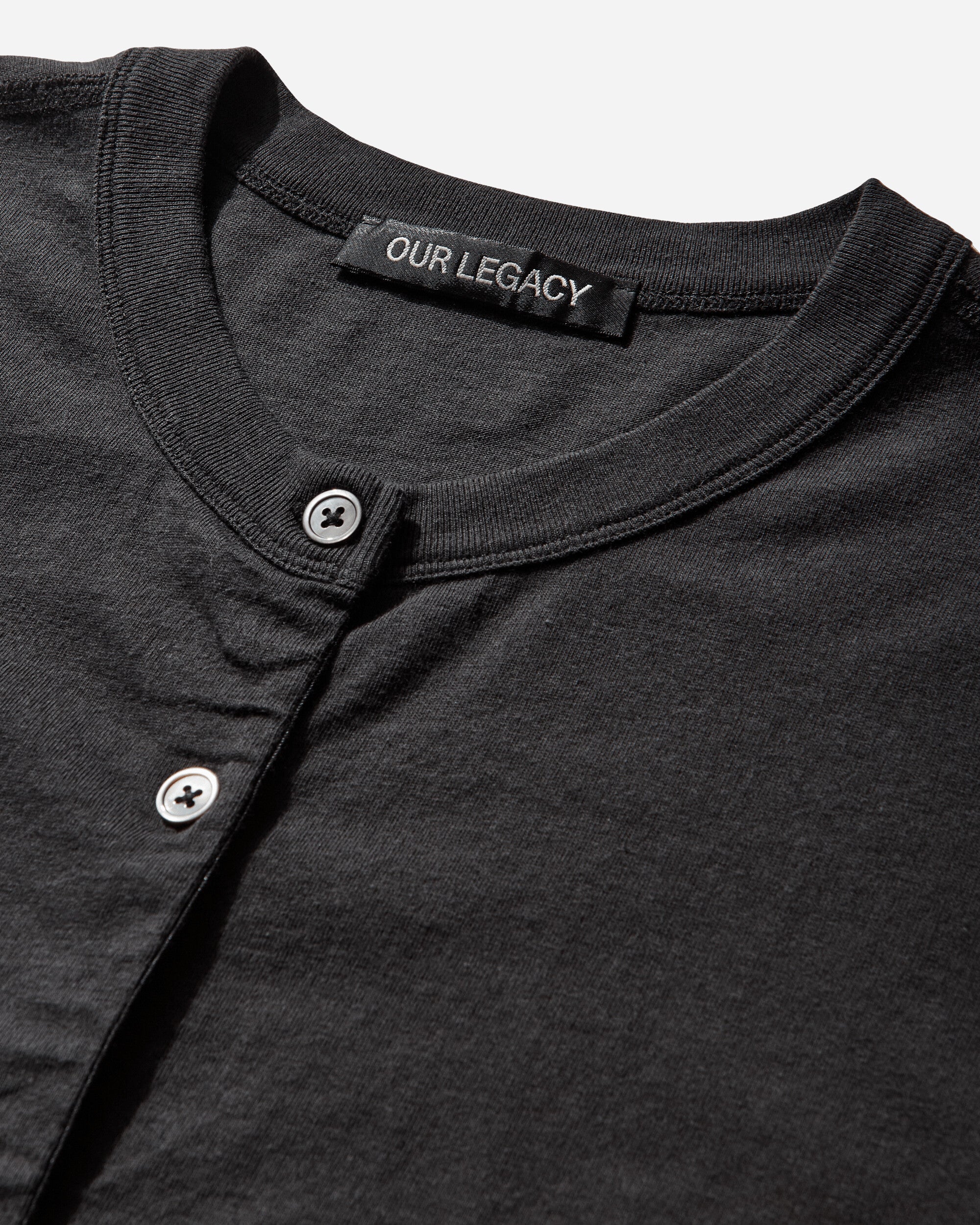 Our Legacy Wmns Heat Longsleeve Washed Black Legacy Jersey T-Shirts Longsleeve W2266HW 001