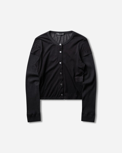 Our Legacy Wmns Heat Longsleeve Black Stocking Jersey T-Shirts Longsleeve W4266HB 001