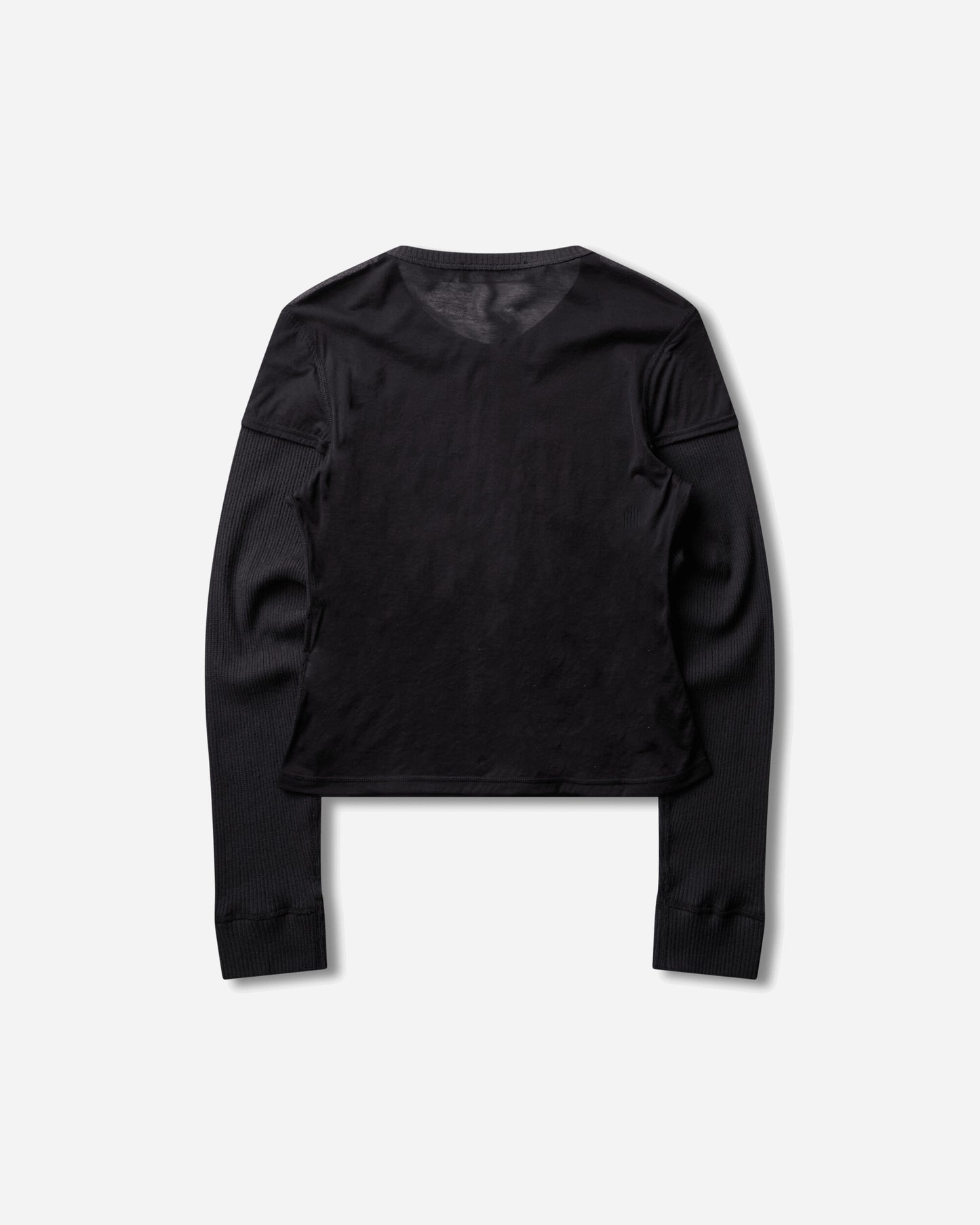 Our Legacy Wmns Heat Longsleeve Black Stocking Jersey T-Shirts Longsleeve W4266HB 001