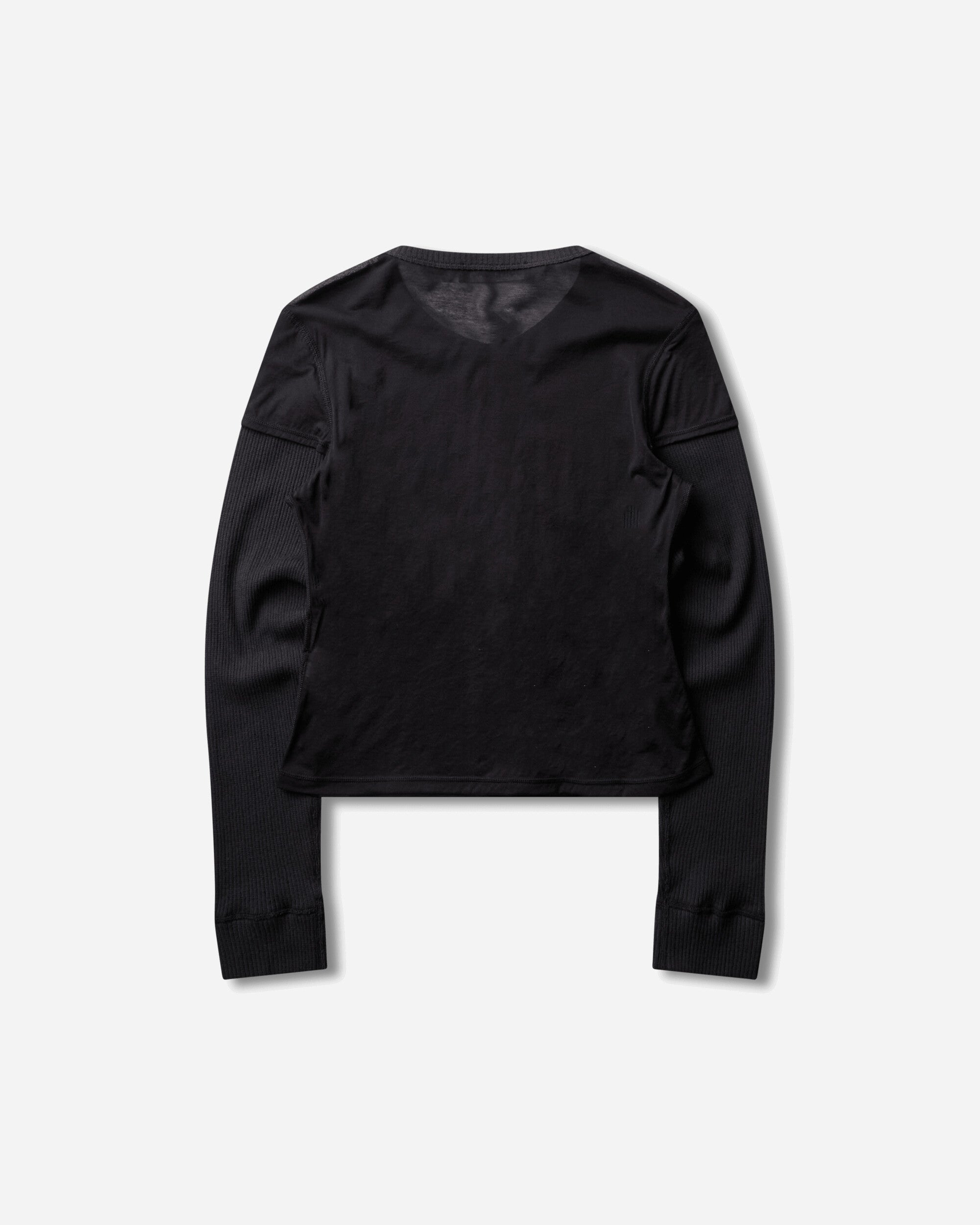 Our Legacy Wmns Heat Longsleeve Black Stocking Jersey T-Shirts Longsleeve W4266HB 001