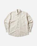 Our Legacy Above Shirt Faded Bone Windstripe Lyocell Shirts Longsleeve Shirt M2262AFB 001