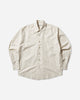 Our Legacy Above Shirt Faded Bone Windstripe Lyocell Shirts Longsleeve Shirt M2262AFB 001