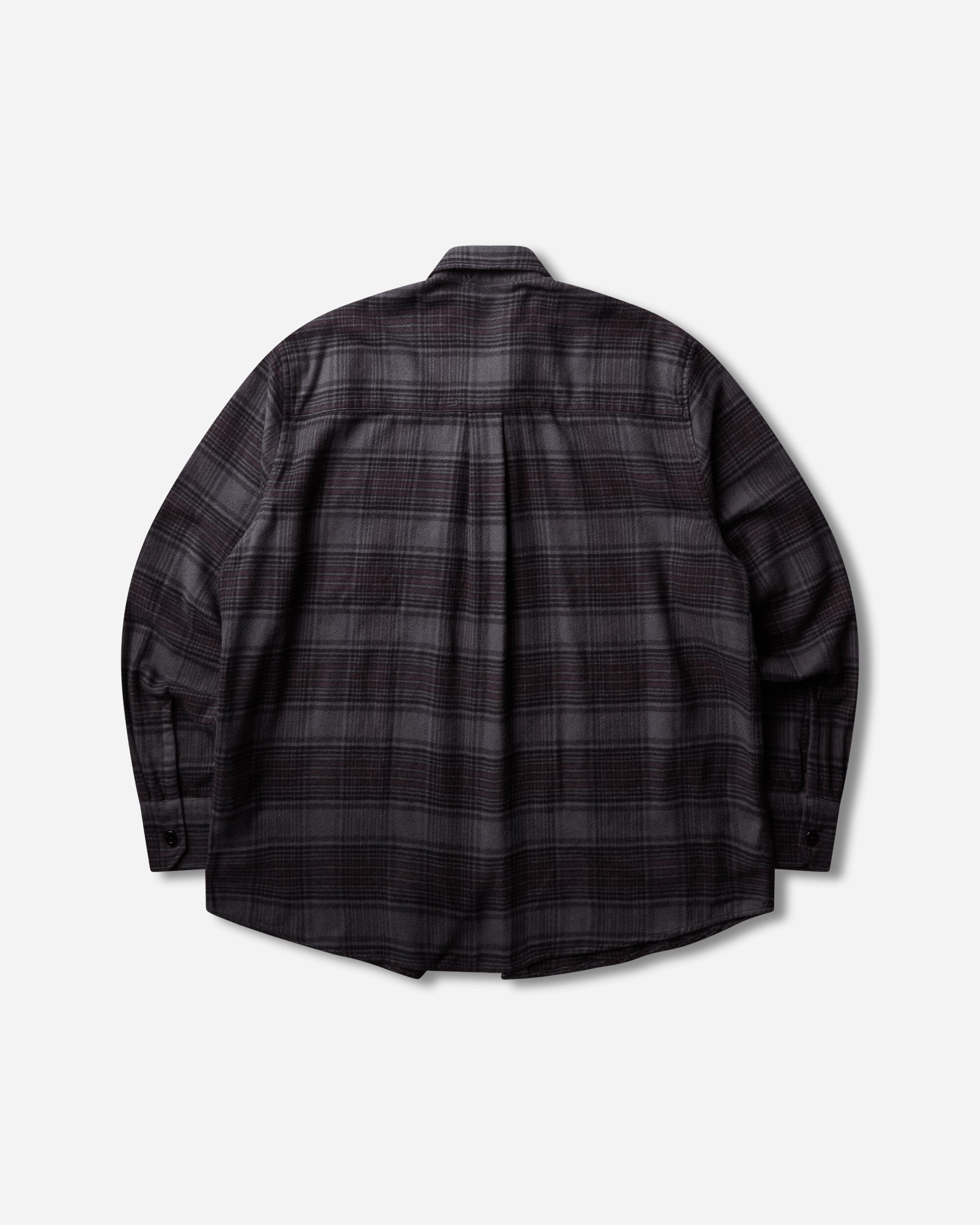 Our Legacy Above Shirt Faded Nocturne Check Flannel Shirts Longsleeve Shirt M4262AFN 001