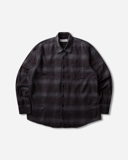 Our Legacy Above Shirt Faded Nocturne Check Flannel Shirts Longsleeve Shirt M4262AFN 001