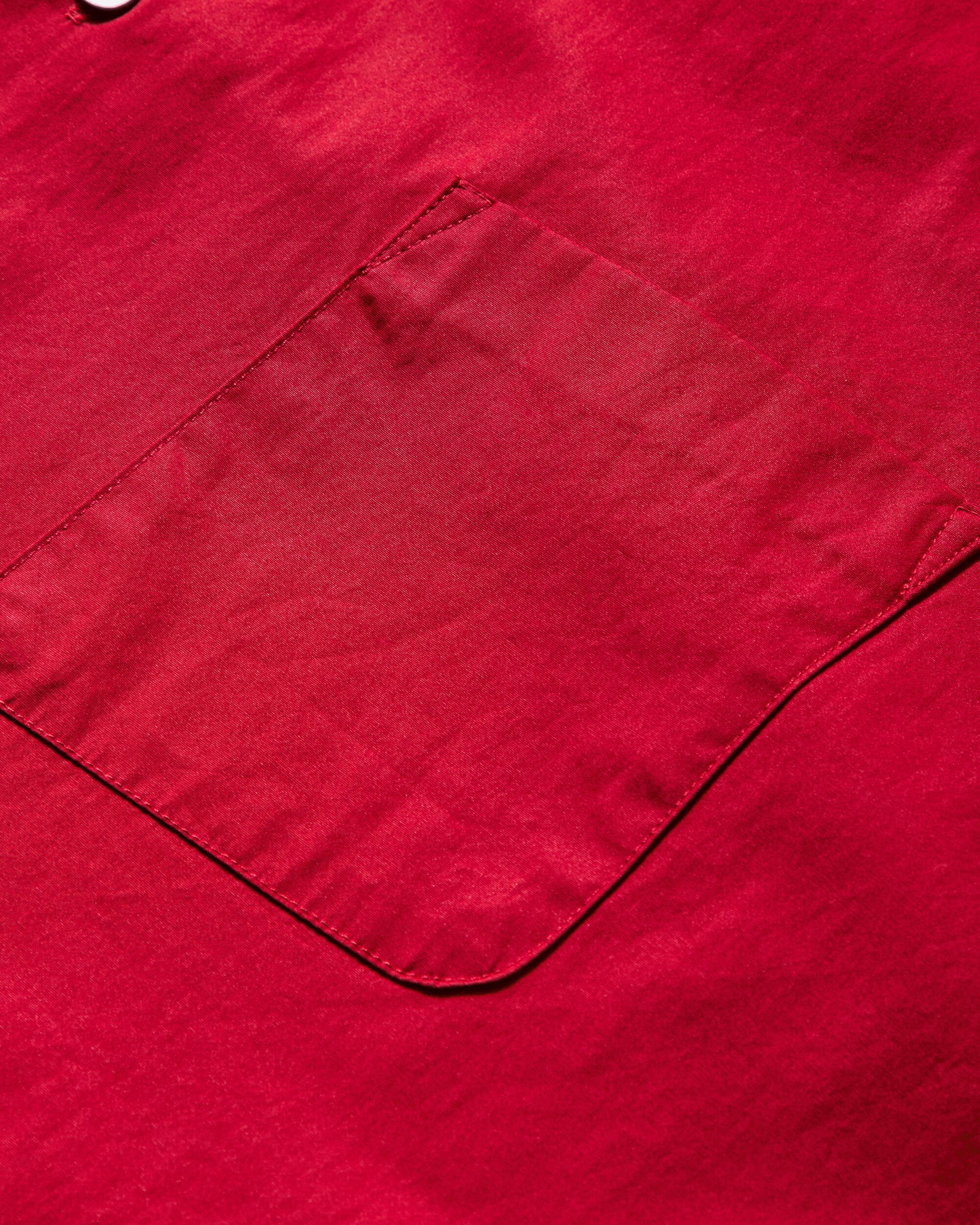 Our Legacy Above Shirt Lipstick Red Super Poplin Shirts Longsleeve Shirt M4252AL 001