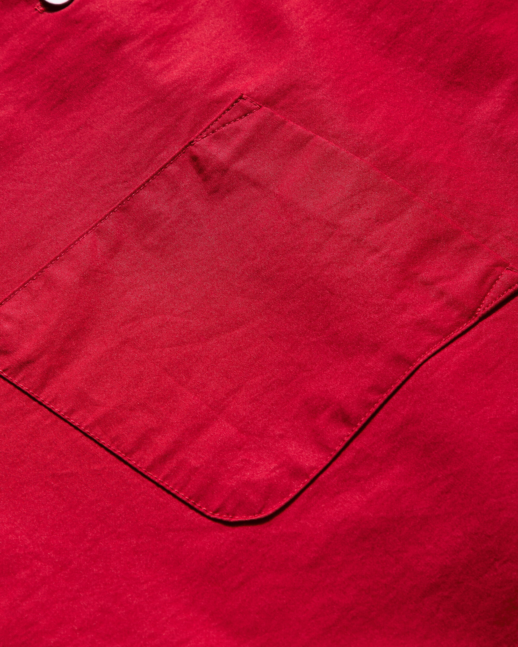 Our Legacy Above Shirt Lipstick Red Super Poplin Shirts Longsleeve Shirt M4252AL 001