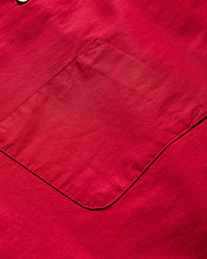 Our Legacy Above Shirt Lipstick Red Super Poplin Shirts Longsleeve Shirt M4252AL 001