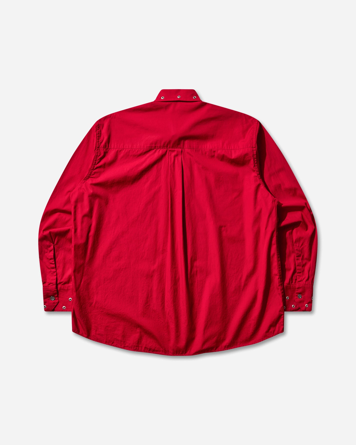 Our Legacy Above Shirt Lipstick Red Super Poplin Shirts Longsleeve Shirt M4252AL 001