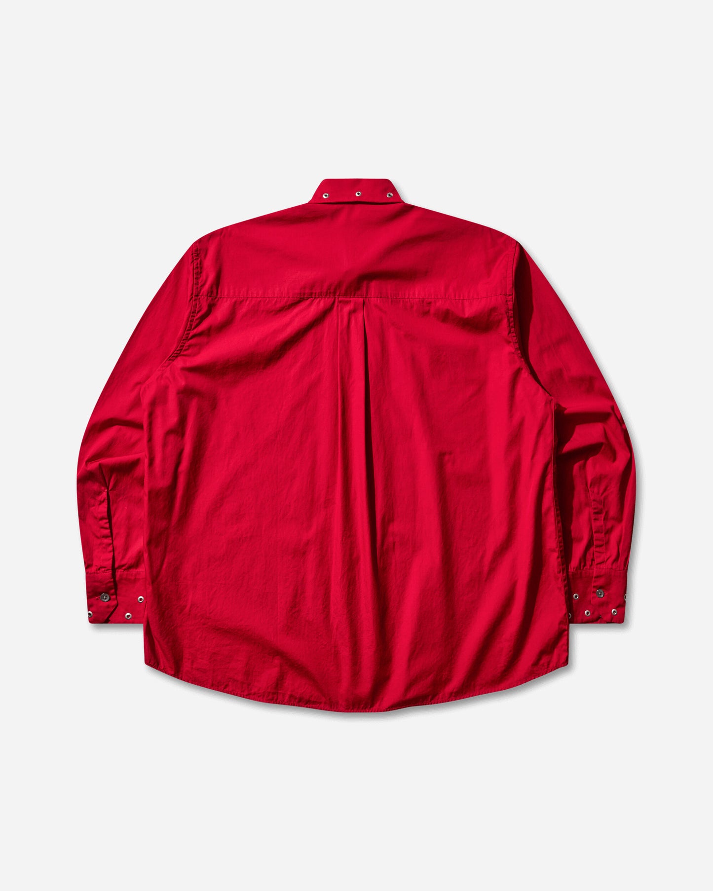 Our Legacy Above Shirt Lipstick Red Super Poplin Shirts Longsleeve Shirt M4252AL 001