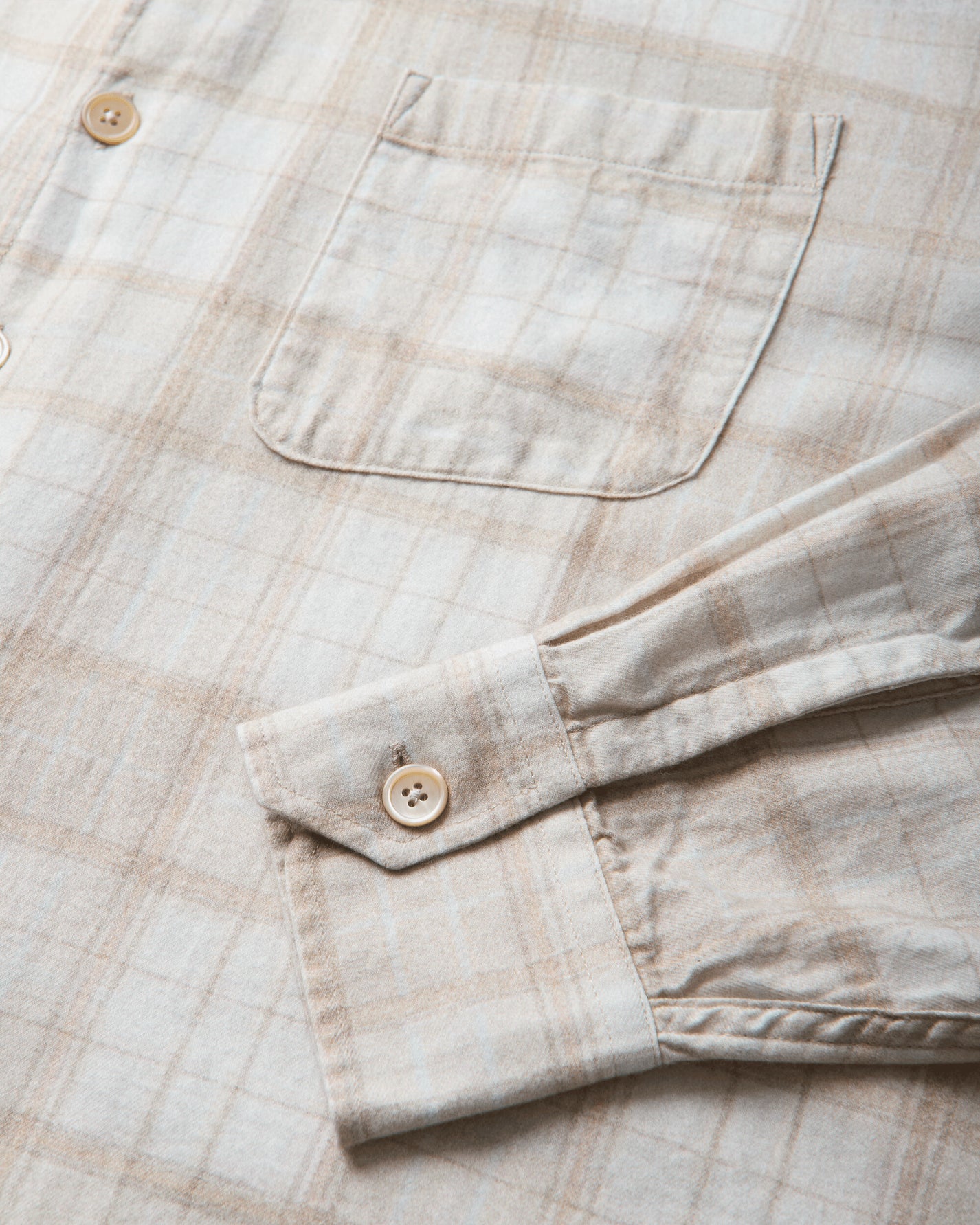 Our Legacy Borrowed Shirt Stella Check Print Shirts Longsleeve Shirt M4262BSC 001