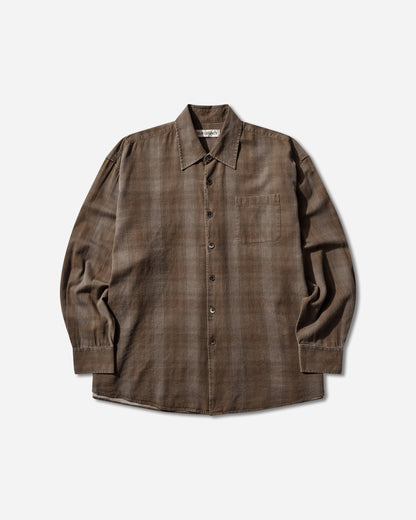 Our Legacy Borrowed Shirt Dakota Flannel Check Shirts Longsleeve Shirt M2262BCF 001