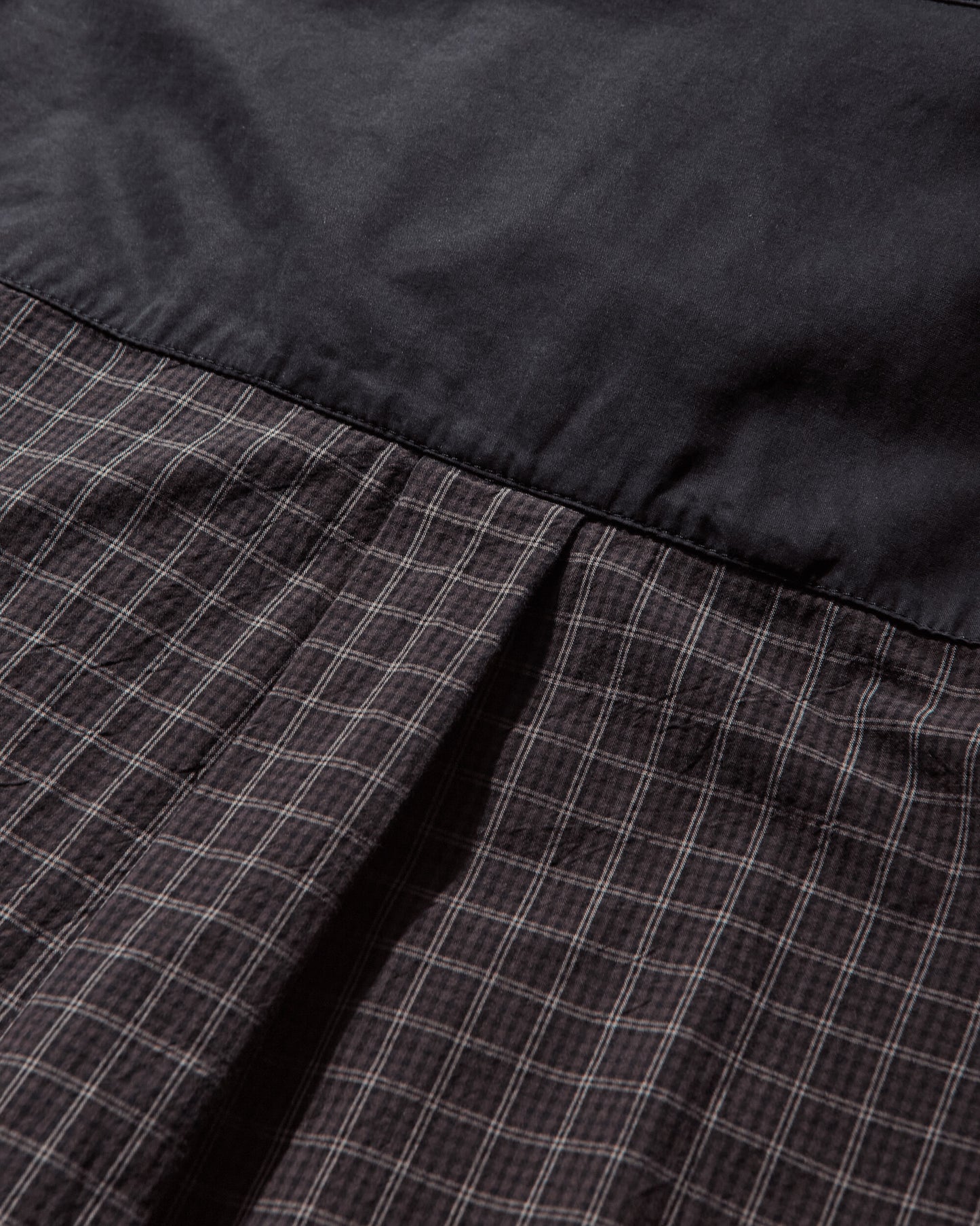 Our Legacy Double Borrowed Shirt Black Faux Lumberjack Check Shirts Longsleeve Shirt M4252DB 001