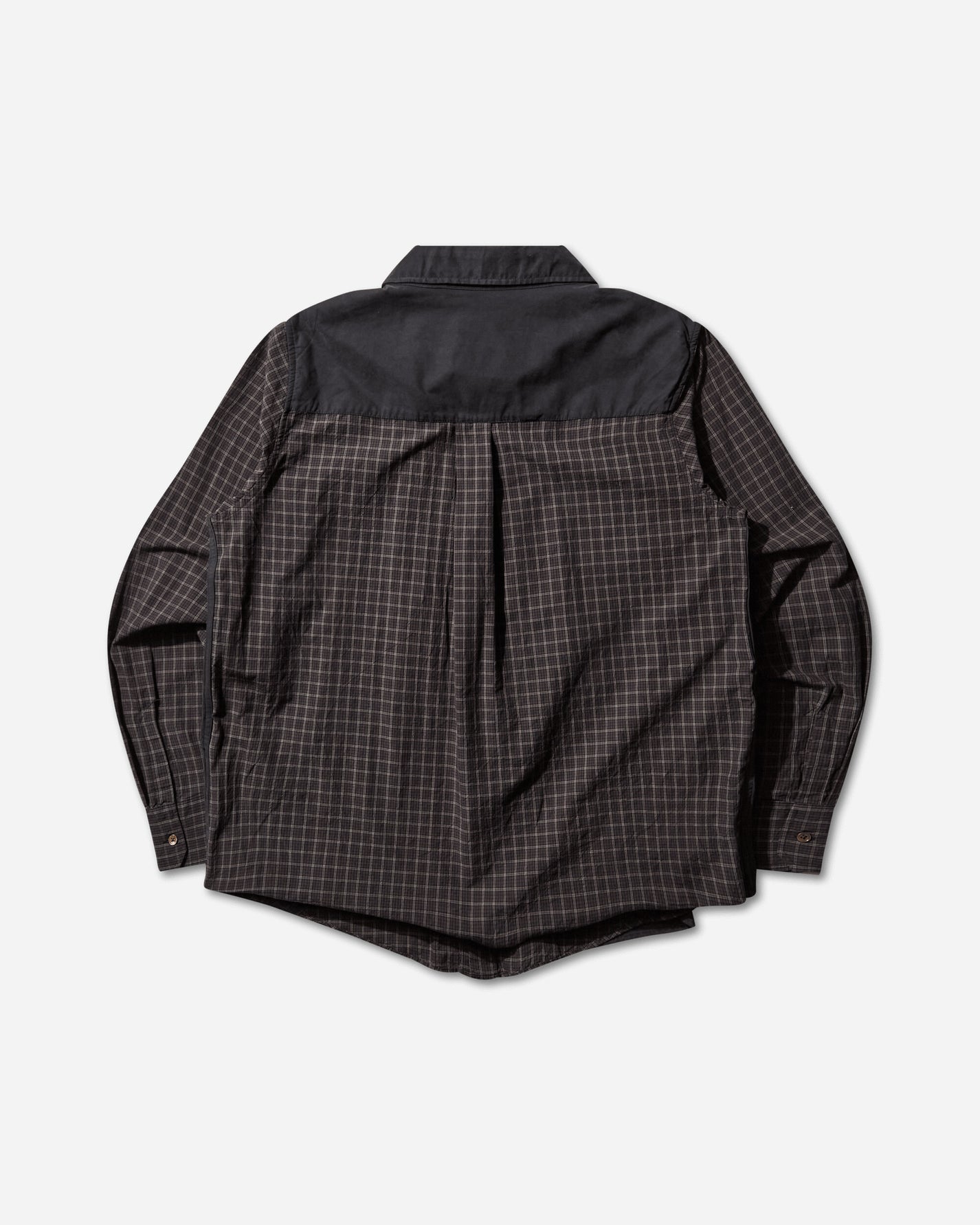 Our Legacy Double Borrowed Shirt Black Faux Lumberjack Check Shirts Longsleeve Shirt M4252DB 001