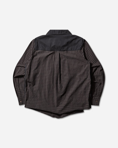 Our Legacy Double Borrowed Shirt Black Faux Lumberjack Check Shirts Longsleeve Shirt M4252DB 001