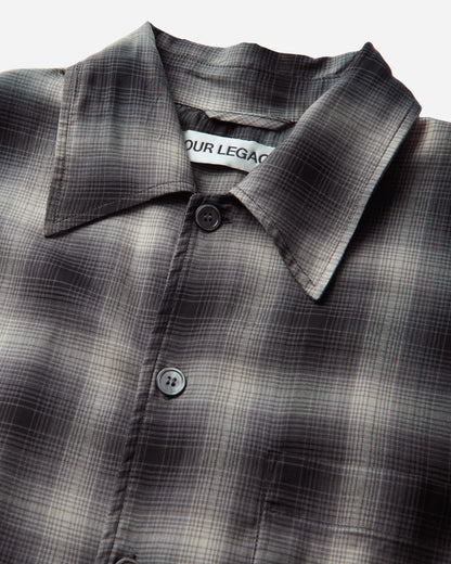 Our Legacy Every Shirt Taos Check Saloon Tencel Shirts Longsleeve Shirt M4262ETC 001