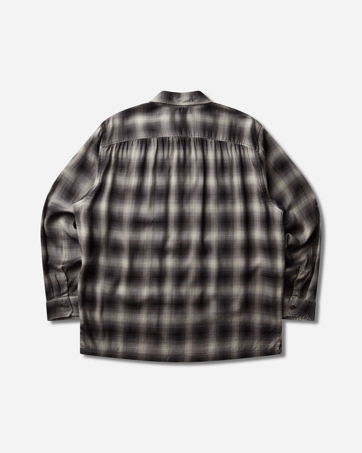 Our Legacy Every Shirt Taos Check Saloon Tencel Shirts Longsleeve Shirt M4262ETC 001