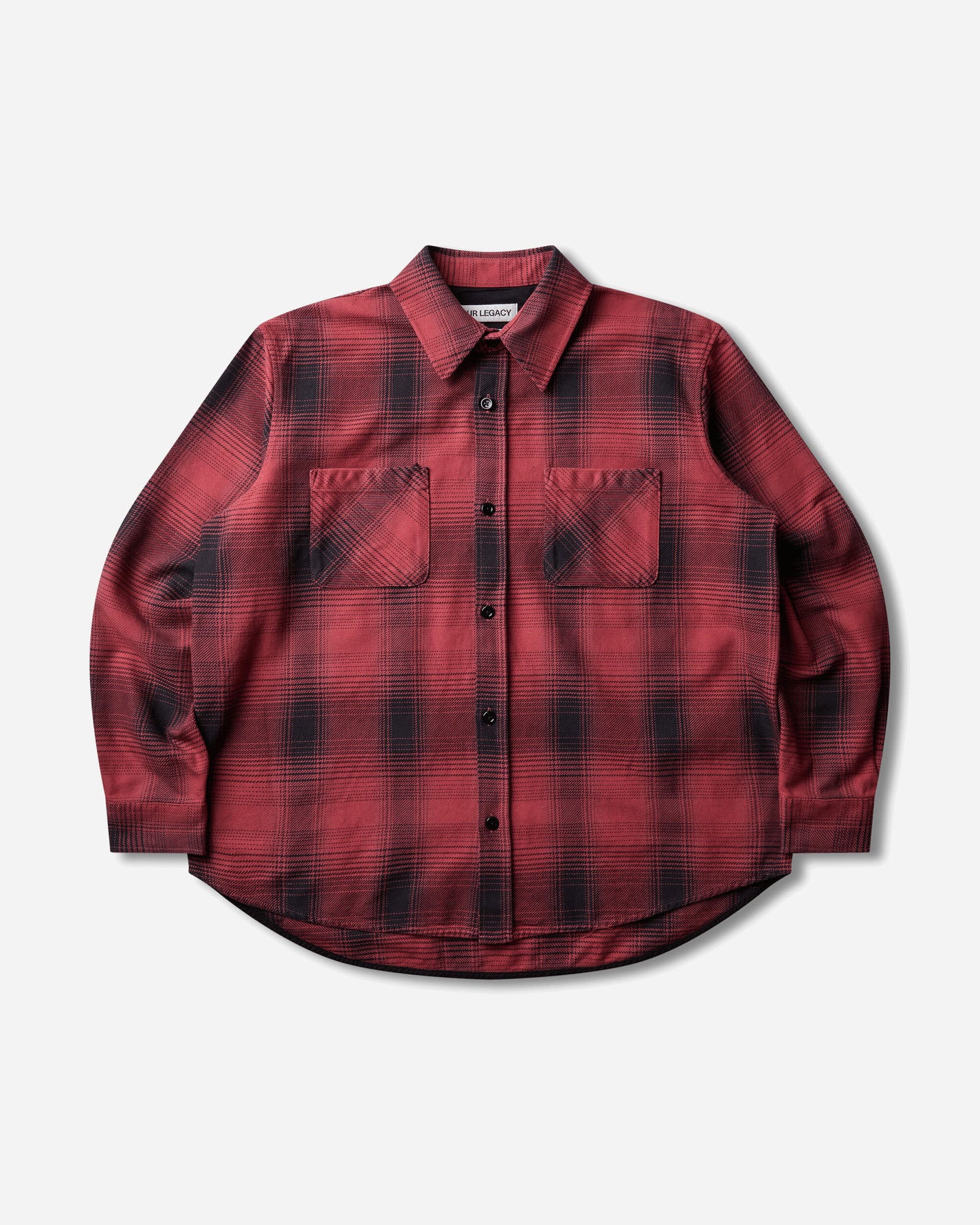 Our Legacy Whoppin Shirt Bison Check Ranch Cotton Shirts Longsleeve Shirt M4262WBC 001