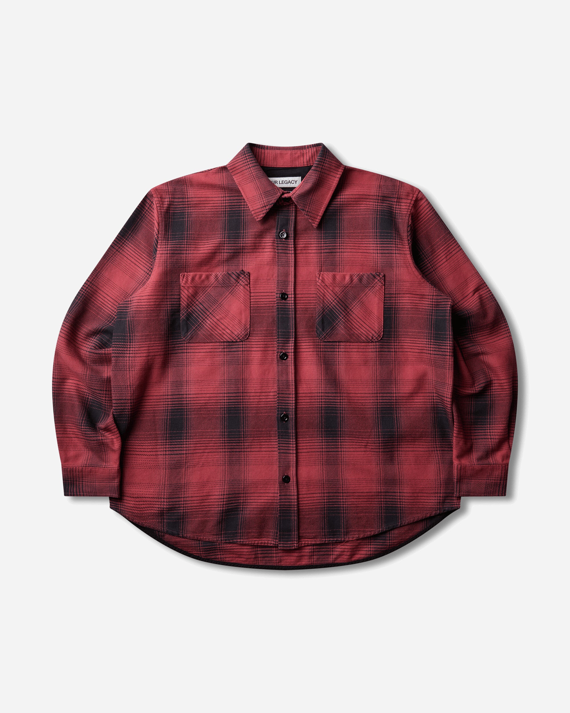 Our Legacy Whoppin Shirt Bison Check Ranch Cotton Shirts Longsleeve Shirt M4262WBC 001