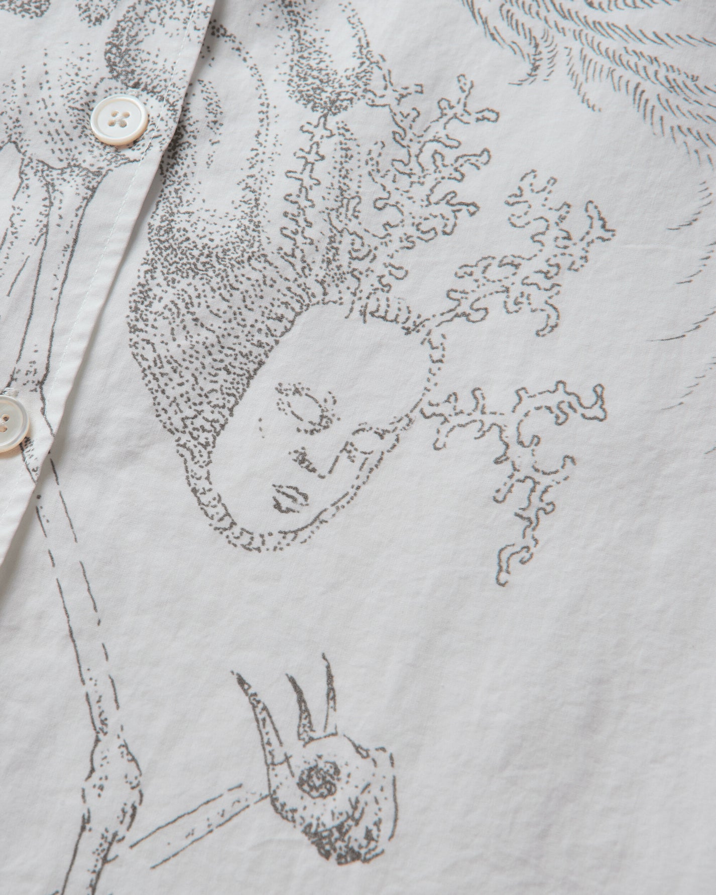 Our Legacy Wmns Favourite Shirt Pointillism Allegory Print Shirts Longsleeve Shirt W4262FPA 001