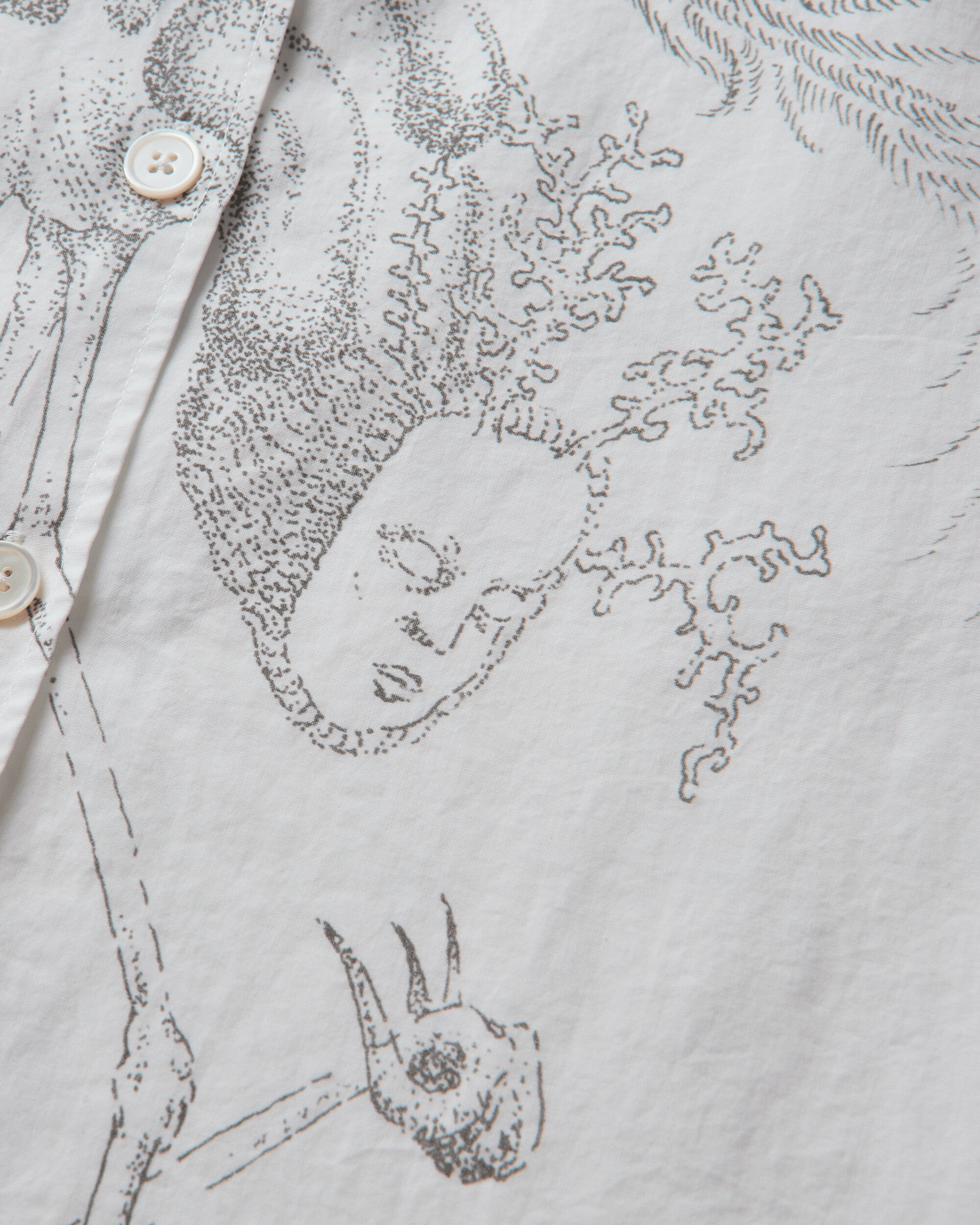 Our Legacy Wmns Favourite Shirt Pointillism Allegory Print Shirts Longsleeve Shirt W4262FPA 001