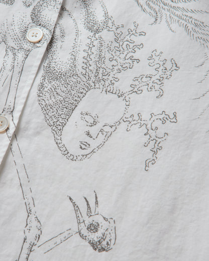 Our Legacy Wmns Favourite Shirt Pointillism Allegory Print Shirts Longsleeve Shirt W4262FPA 001