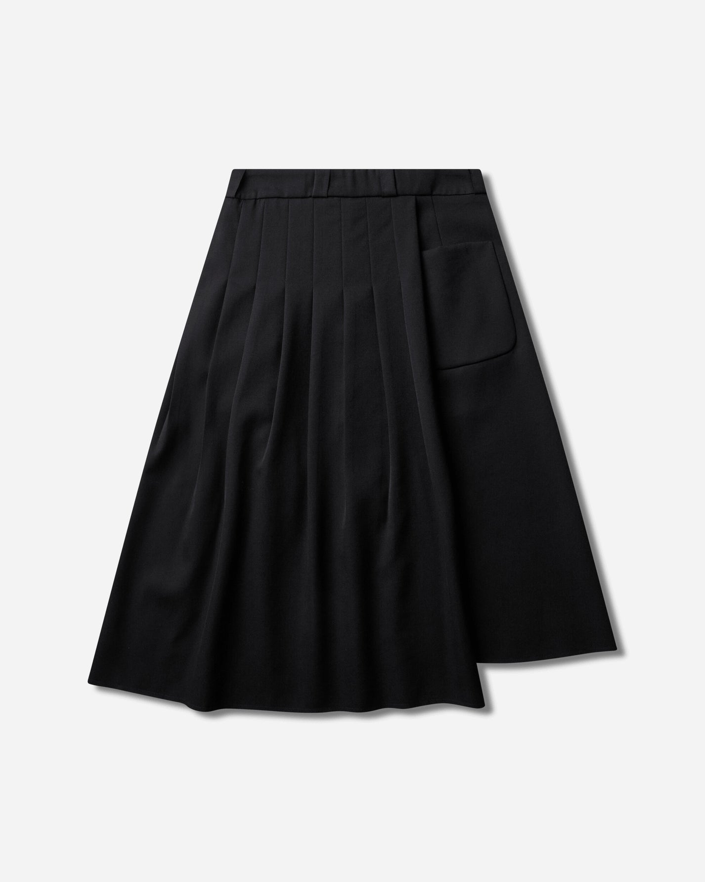 Our Legacy Wmns Origami Skirt Coarse Black Gabardine Skirts Midi W4264OCB 001
