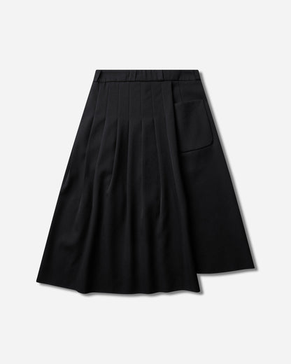 Our Legacy Wmns Origami Skirt Coarse Black Gabardine Skirts Midi W4264OCB 001