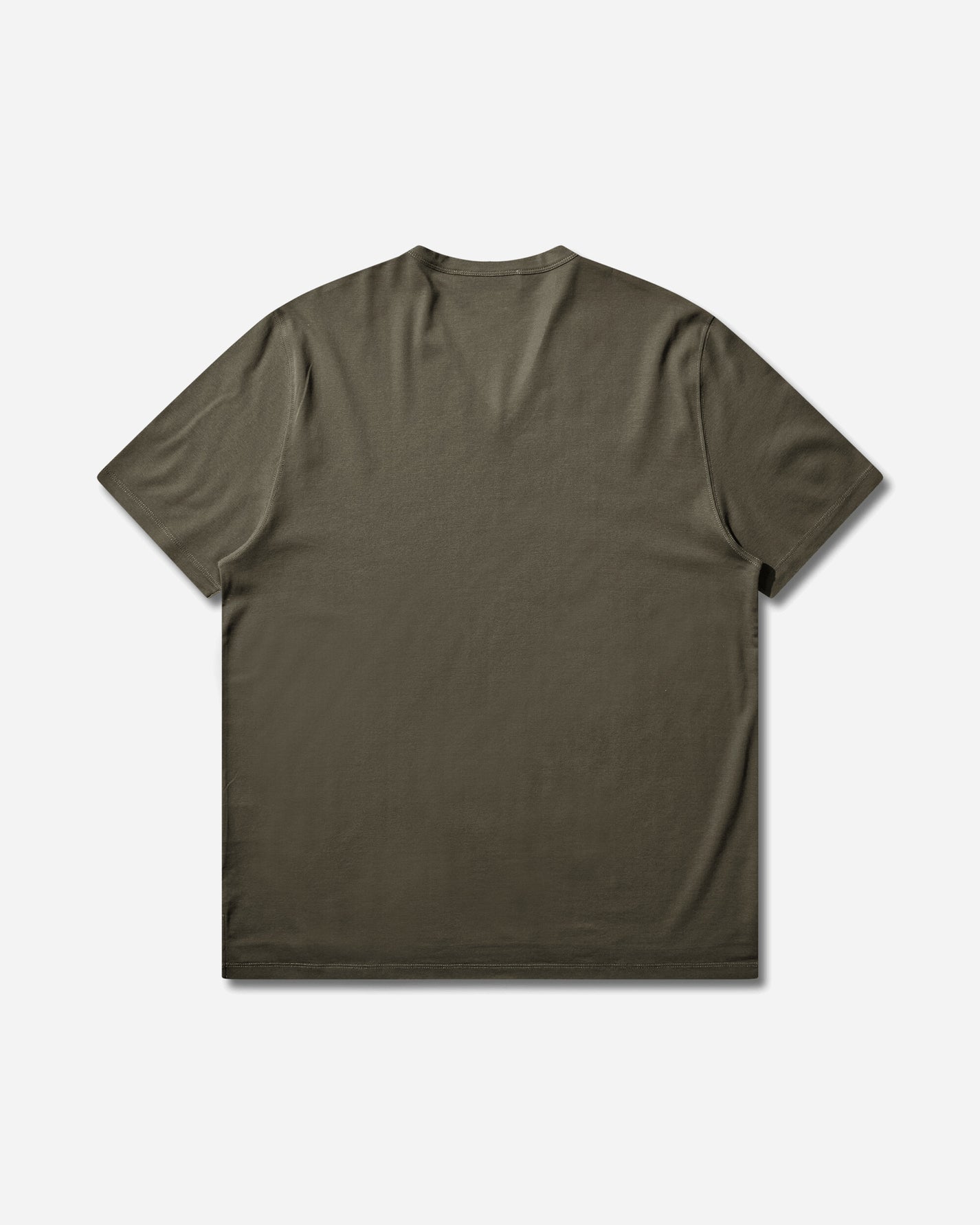 Our Legacy Gorge V-Neck Faded Pine Pulse Rib T-Shirts Shortsleeve M2266GF 001