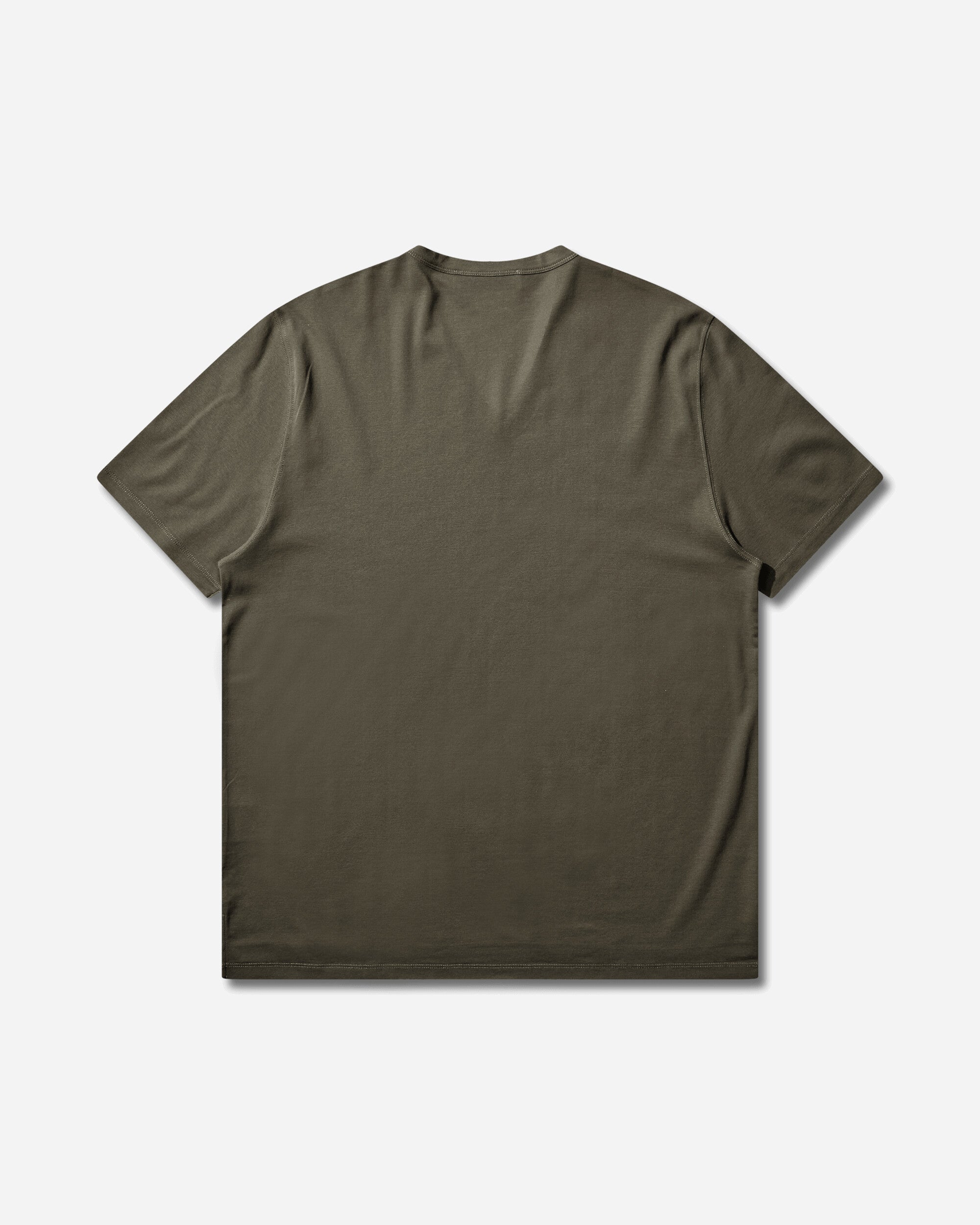 Our Legacy Gorge V-Neck Faded Pine Pulse Rib T-Shirts Shortsleeve M2266GF 001
