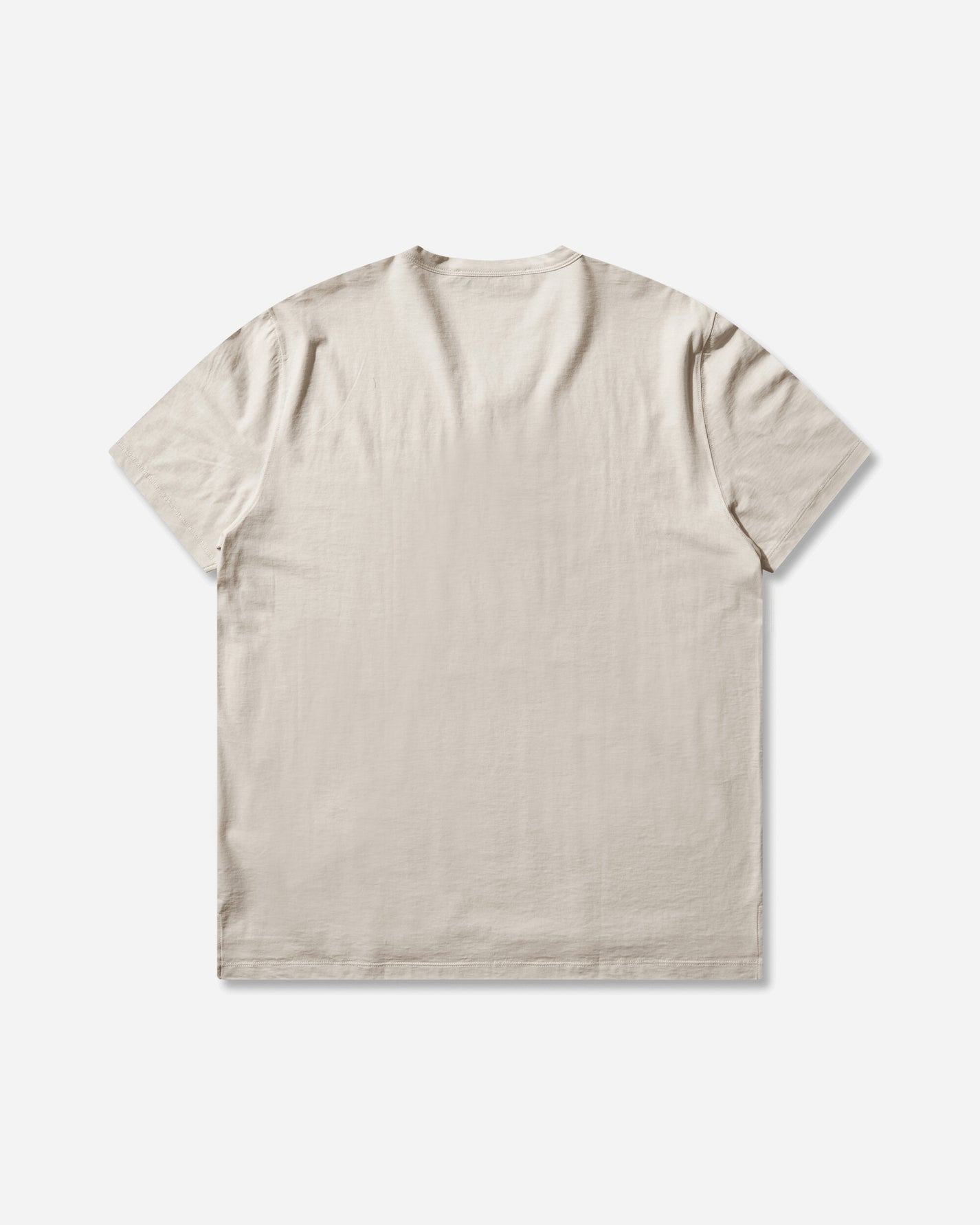 Our Legacy Gorge V-Neck Cream High Twist Jersey T-Shirts Shortsleeve M2266GC 001